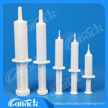 Veterinary Plastic Syringe White Color